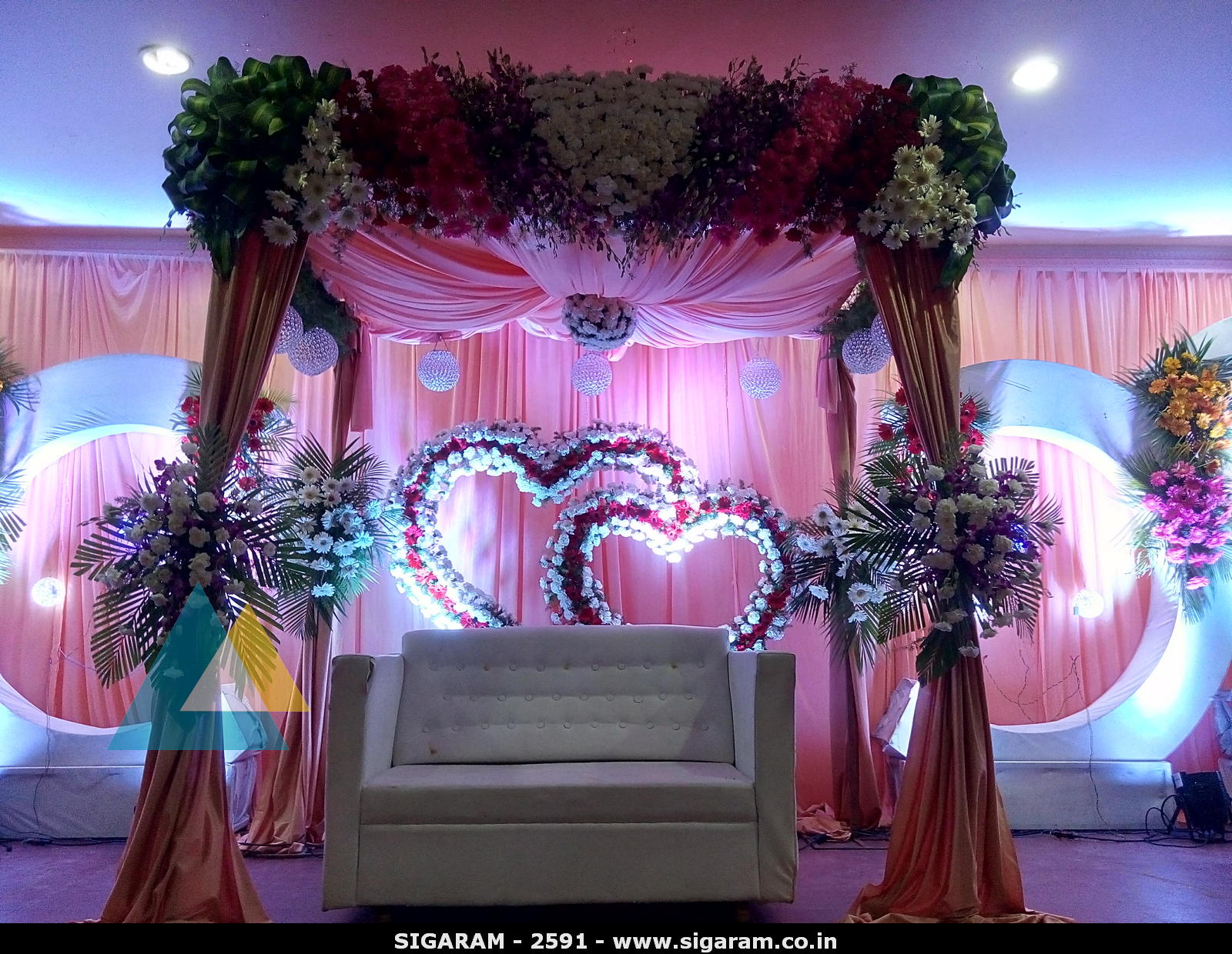 Wedding Reception Decoration At Subalakshmi Thirumana Mahal