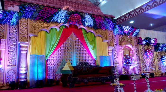 Reception Decoration at Jayaram Mandapam Pondicherry (1)