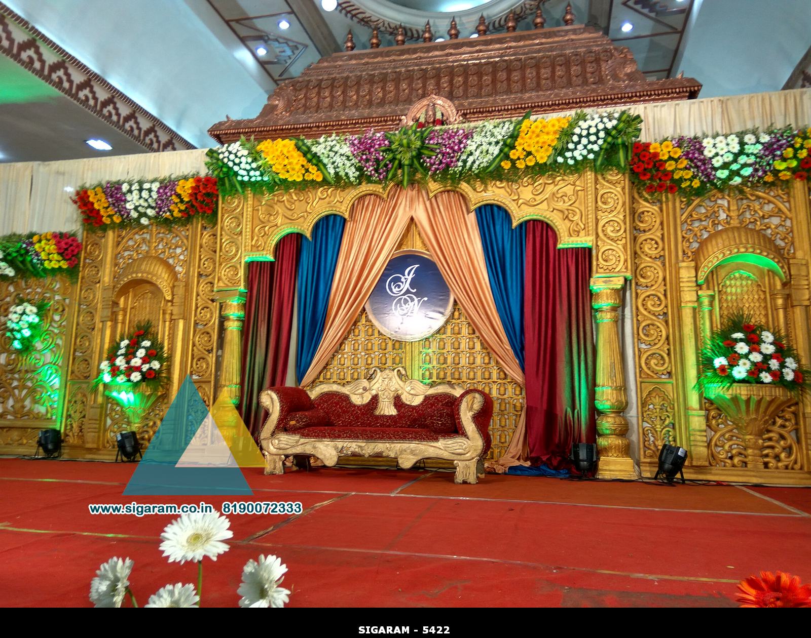 Wedding Decoration at Jayaram Mandapam 2