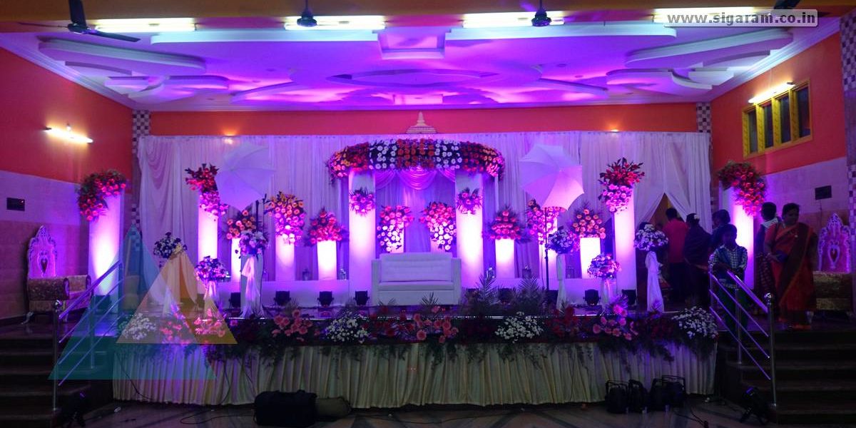 Reception Decoration @ Rajesh Mandapam, Pondicherry 6