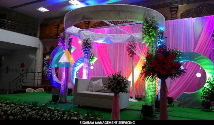 Wedding Decoration at AVN Mahal, Chengalpattu