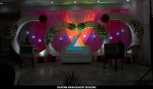 Reception Decoration at VV Arumuga Mandapam, Villupuram