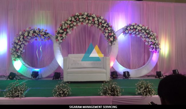 Wedding Decoration at Raja rajeshwari Mandapam, Pondicherry Wedding Decoration at Raja rajeshwari Mandapam, Pondicherry