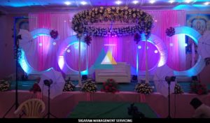 Wedding Reception decoration at Samikannu Mandapam (1)