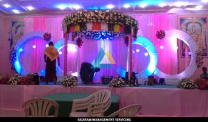 Wedding Reception decoration at Samikannu Mandapam (2)