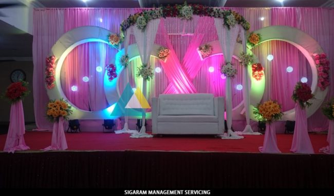 Wedding Decorations in Pondicherry (3) Wedding Decorations at Parvathi Thirumana Nilaiyam Pondicherry (2)