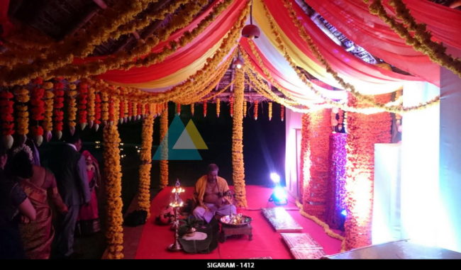 Engagement Decoration at Prince Park Resort – 1412 Engagement Decoration at Prince Park Resort - 1412