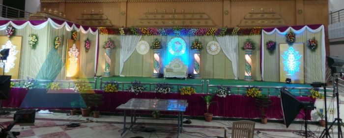 Reception Decoration at Adigalar Mandapam