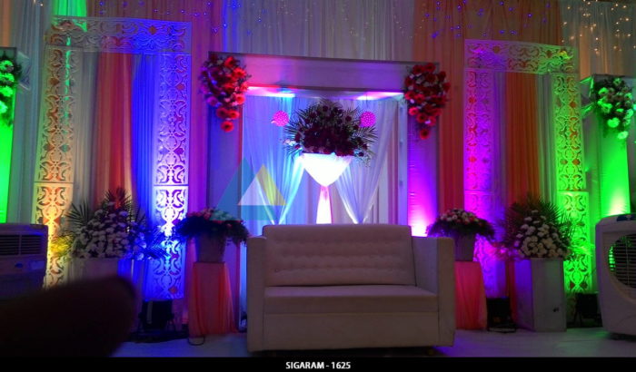 Reception Decoration at NT Mahal Pondicherry