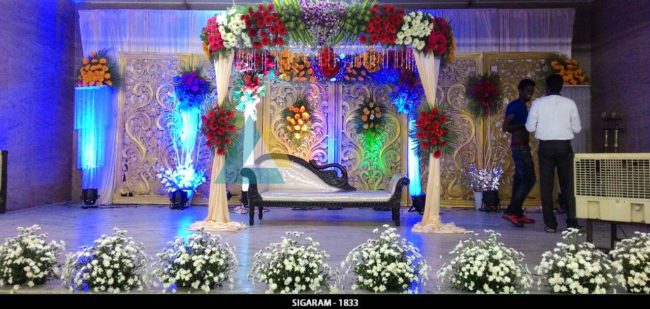 Reception Decoration at Sulochana Bangaru Thirumana Mandapam – 1833 Reception Decoration at Sulochana Bangaru Thirumana Mandapam