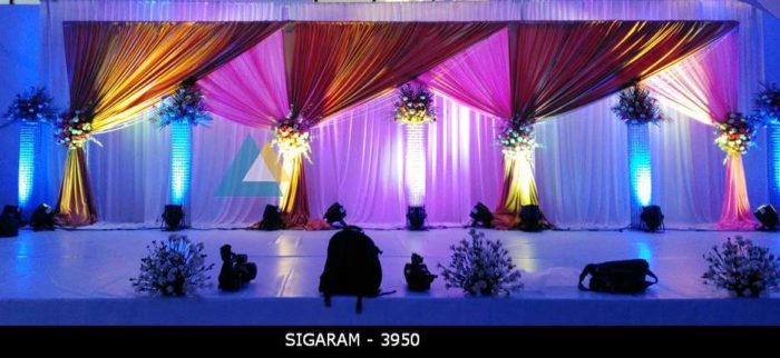 Wedding Reception Decoration at Logalakshmi Mahal, Villupuram (2)