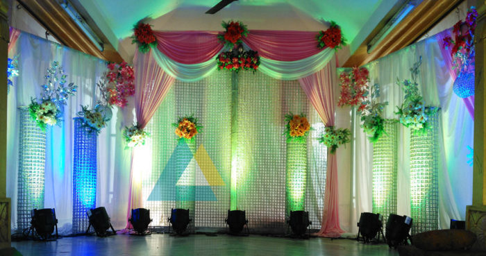 Reception decoration at Samikannu Mandapam Podnicherry (4)