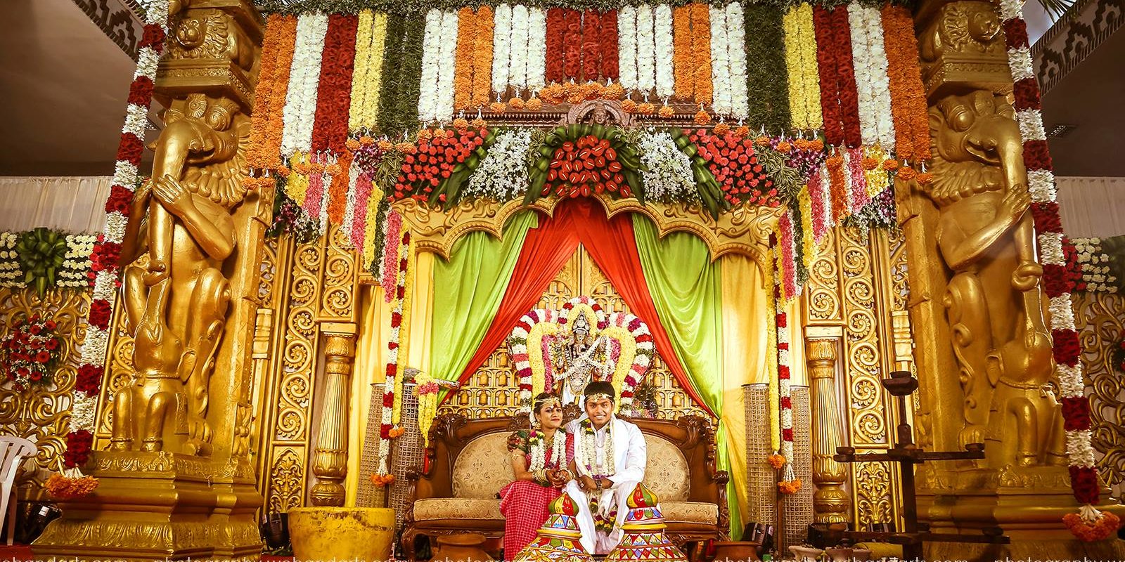 Wedding Reception Decoration at Jayaram mandapam, Pondicherry