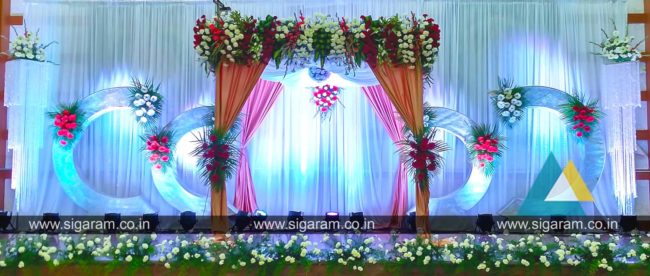 Wedding Stage Decoration at Janani Mandapam Pondicherry (8)
