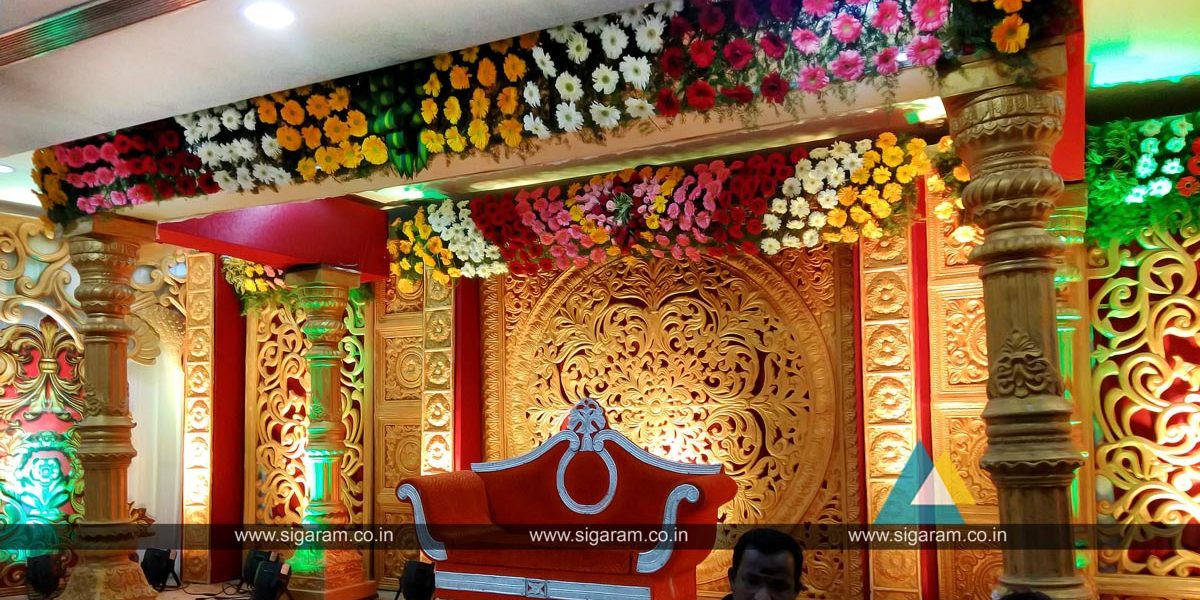 Wedding decoration at Ponmani arangam Chidambaram (4)