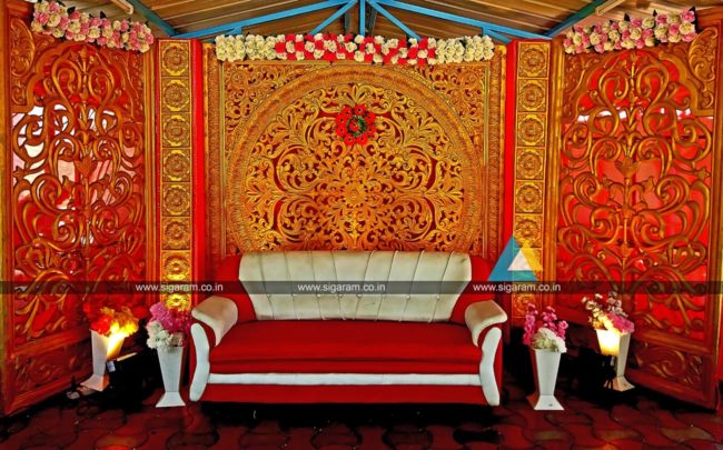 60th Wedding Stage Decoration