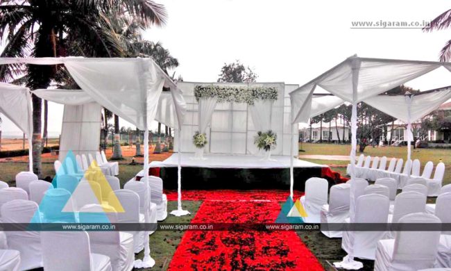 Beach Wedding Decoration Ashok Beach Resort, Pondicherry (17)