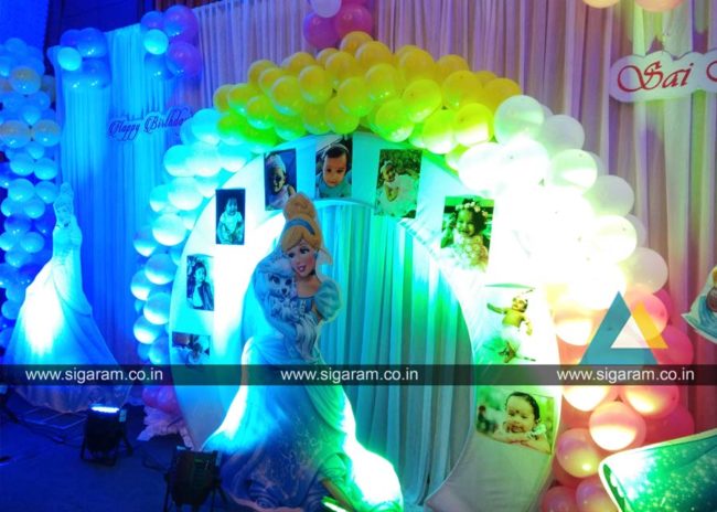 Princess Theme Birthday Party annamalai hotel pondicherry (8)