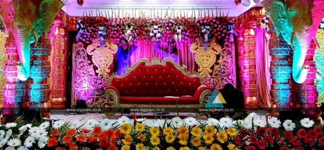 Wedding Decoration at Vel Sokkanathan Puducherry (8)