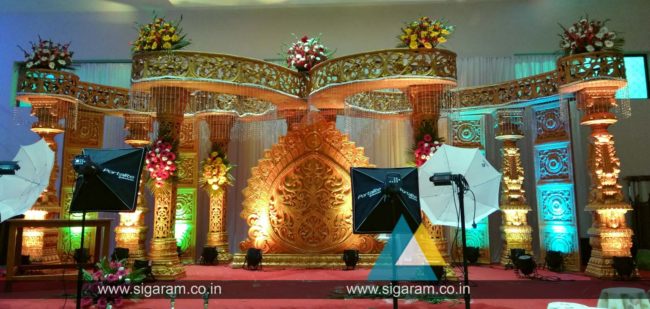 Engagement decoration at Logalakshmi mahal Villupuram (1)