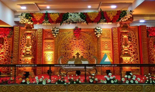 Wedding reception decoration KNT Mahal Neyveli (7)