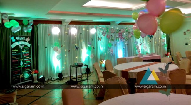 Butterflies Themed Birthday decoration Ashok Beach Resort Pondicherry (6)