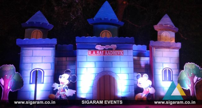 Castle Theme Birthday Decoration