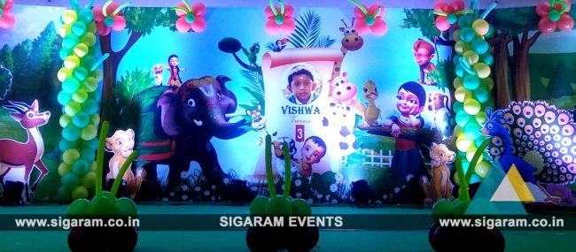 Kanmani Themed Birthday Decoration at Villupuram (4)