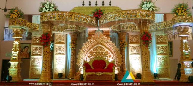 Wedding Stage Decoration Kandhan Mandapam Pondicherry (3)