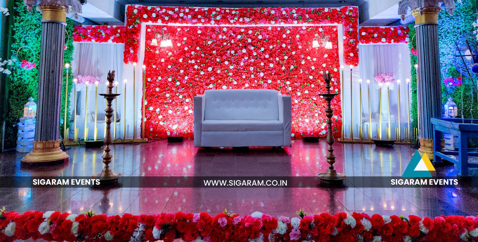 Reception, Marriage decoration at Shri Vaaniyar Thirumana Nialayam ...